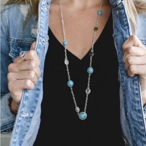 NWT Talbots Turquoise & Silver Necklace